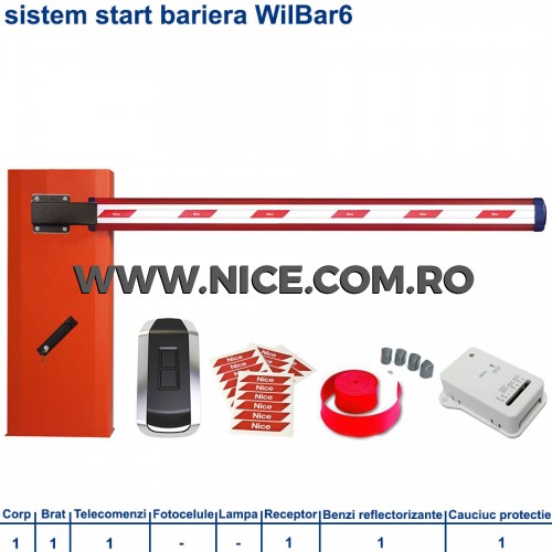 Sistem Start Bariera Automata Acces Parcare WilBar6